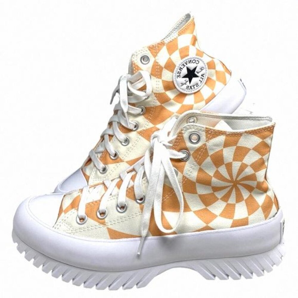 Converse Chuck Taylor Lugged 2.0 Shoe Canvas Women High A10022C Candy Orange Top